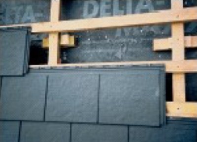 Hinterlüftete Fassadenverkleidung Zierer Schiefer